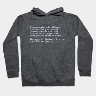 Berger v. United States Hoodie